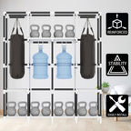 165*165*45CM Canvas Wardrobe